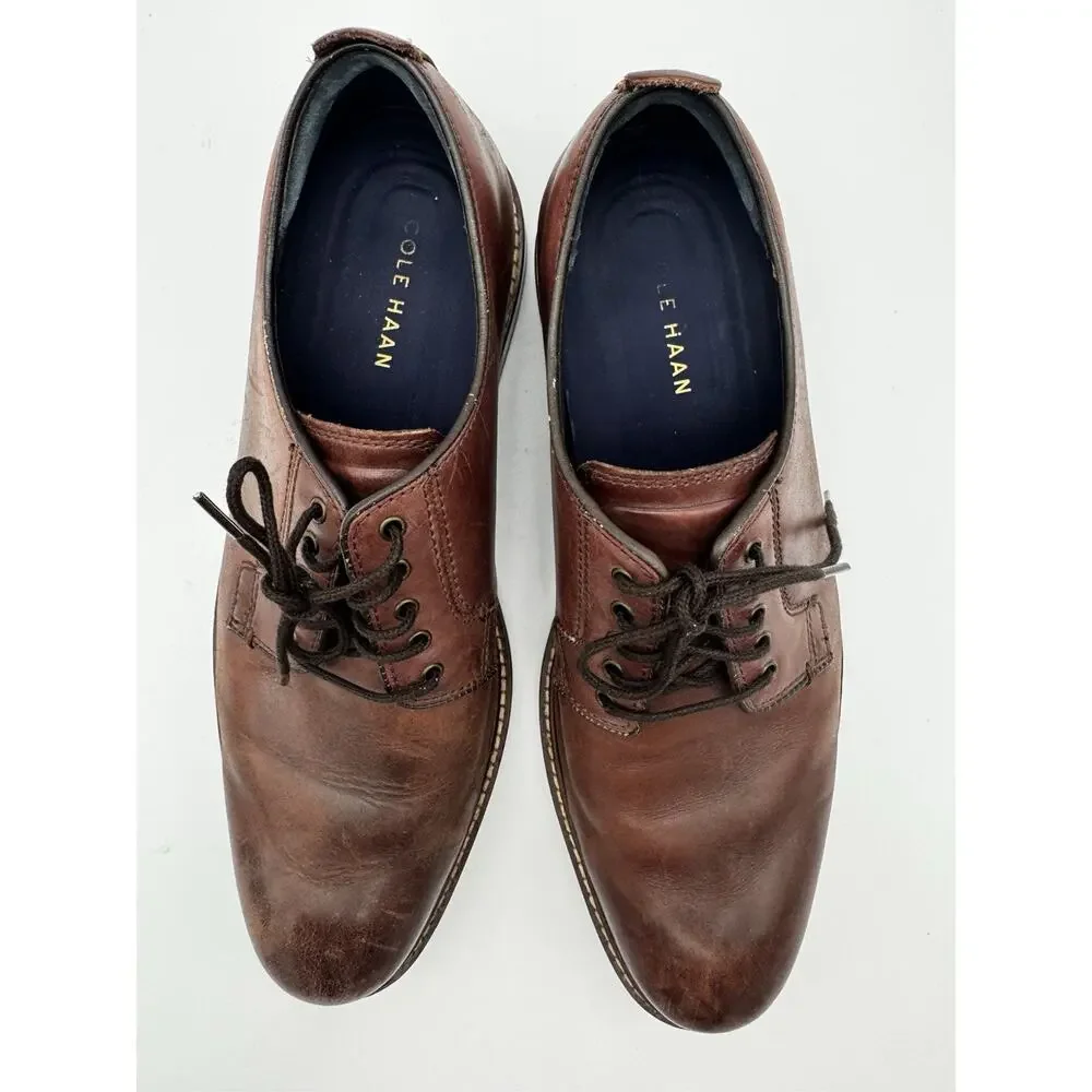 Cole Haan Men’s Brown Leather Oxford Dress Shoes Size 9M